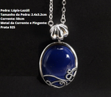 Colar Katherine Pierce em Prata 925 The Vampire Diaries