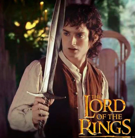 Espada Frodo Ferroada O Senhor dos Anéis 73cm