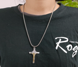Pingente Crucifixo de Prata 925 - Nerd Loja