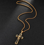 Corrente Masculina com Crucifixo