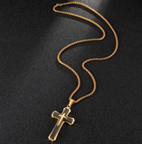 Corrente Masculina com Crucifixo
