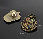 Kit 5 Broches Harry Potter Hogwarts Pins