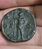 Moeda Romana Gordiano III Sestércio Júpiter (241–243 d.C)