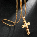 Corrente Masculina com Crucifixo
