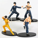 Boneco Bruce Lee Conjunto 4 Unidades - Nerd Loja
