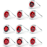Akatsuki Anéis Conjunto com 10 Unidades - Nerd Loja