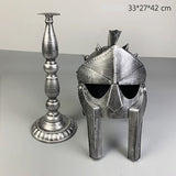 Capacete Romano Gladiador de Metal Decoração