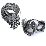Máscara Veneziana para Baile de Máscaras em Metal 