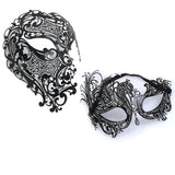 Máscara Veneziana para Baile de Máscaras em Metal 