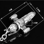 Chaveiro Star Wars Naves em Metal - Nerd Loja