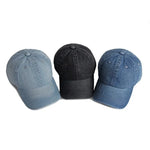Boné Jeans Estiloso Aba Curva