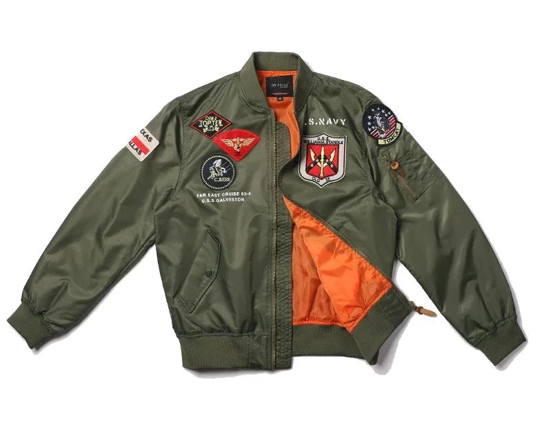 Jaqueta militar com patches cheap
