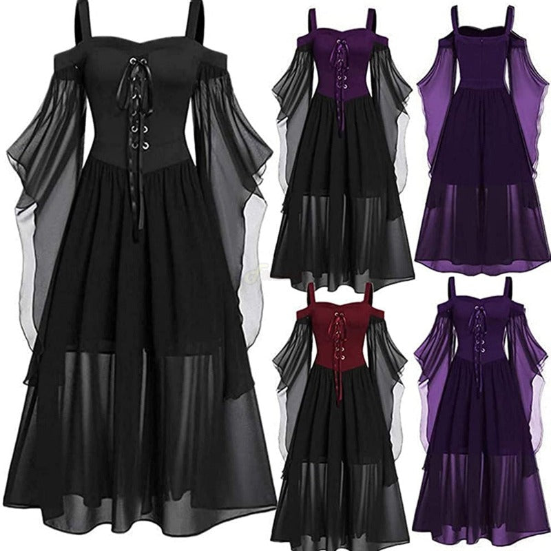 Vestido Medieval Roupa de Bruxa - Nerd Loja
