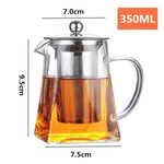 Bule de Vidro Chaleira Infusor Inox - Nerd Loja