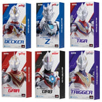 ZD Original Ultraman Tiga Gaia Trigger Decker Orb Z LED Lights Ultraman Action Figure Collect Anime Toy For Kids BOY Gift