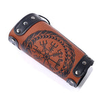 Bracelete Viking Couro