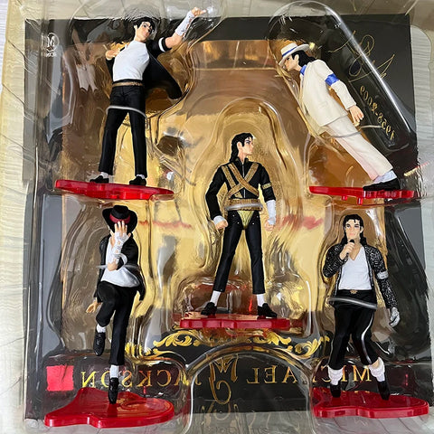 Boneco do Michael Jackson Conjunto 5 Peças