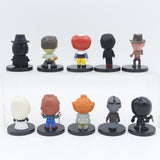 Boneco de Filme de Terror Conjunto 10 Miniaturas
