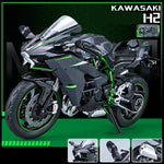 Miniatura de Motocicleta Kawasaki 1:9 