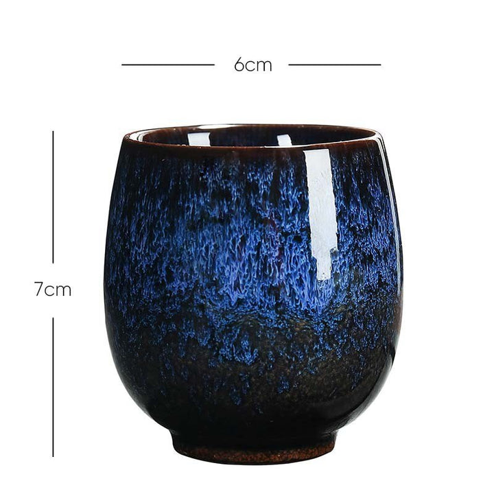 Xícara Cerâmica Esmaltada Japonesa