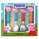 Talheres Infantil Peppa Pig Conjunto 4 Peças