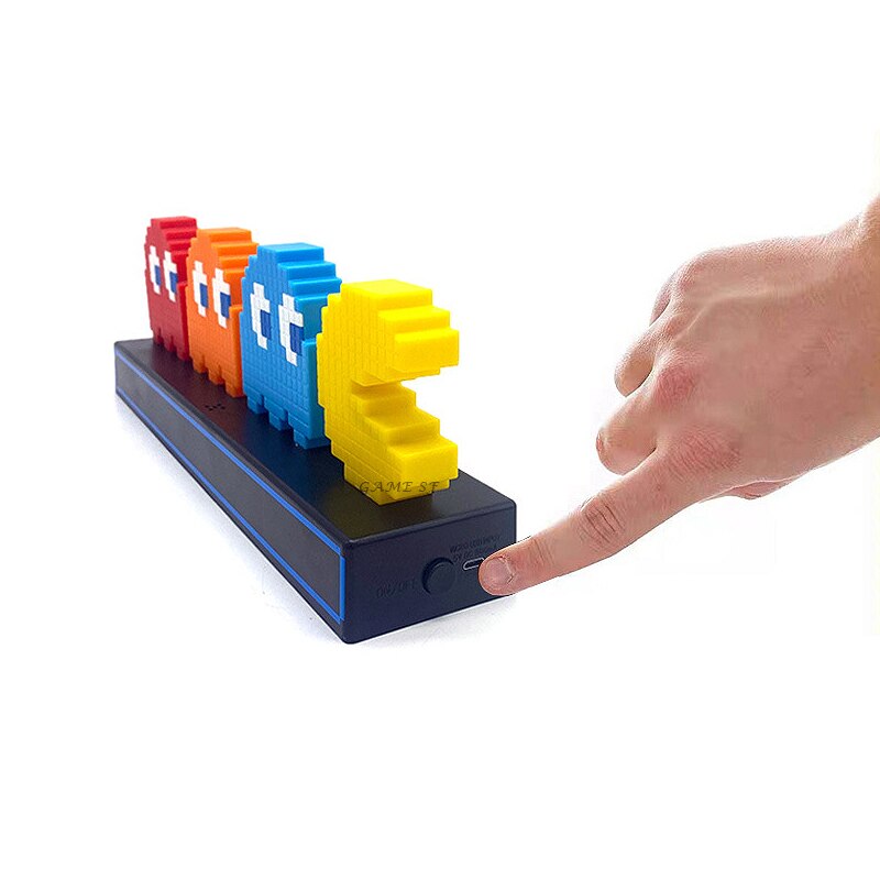 Packman Led Luminária Pac-Man Led com Detecção de Som - Nerd Loja