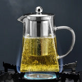 Bule de Vidro Chaleira Infusor Inox - Nerd Loja