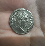 Moeda Romana Septímio Severo Denário (193-211 a.C)