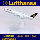 Miniatura Airbus A340 Lufthansa 