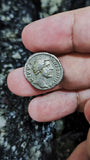 Moeda Romana Denário Póstumo Divus Antoninus Pius (161 d.C)