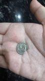 Moeda Romana Augusto César Denário Gaius e Lucius