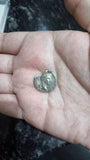 Moeda Romana Augusto César Denário Gaius e Lucius