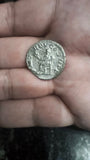 Moeda Romana Gordiano III Antoniniano Apollo (238–244 d.C.)