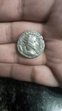 Moeda Romana Gordiano III Antoniniano Apollo (238–244 d.C.)