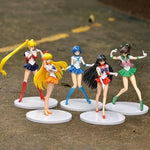 Action Figure Sailor Moon Conjunto 5 Sailors