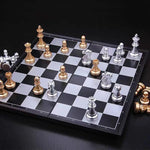 Jogo Xadrez Magnético e Damas Tabuleiro Dobrável Portátil - NerdLoja