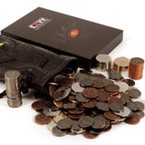 Bolsa com 60 moedas de metal para jogos RPG/Mesa/Card Game - NerdLoja