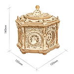 Quebra-Cabeça de Madeira 3D e Caixa de Música - NerdLoja