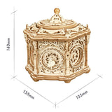 Quebra-Cabeça de Madeira 3D e Caixa de Música - NerdLoja