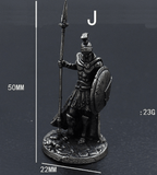 Miniaturas de soldados espartanos em cobre (Oferta compre 2 leve 3) - NerdLoja