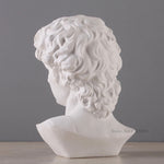 Estátua de Davi de Michelangelo Busto com 15 cm