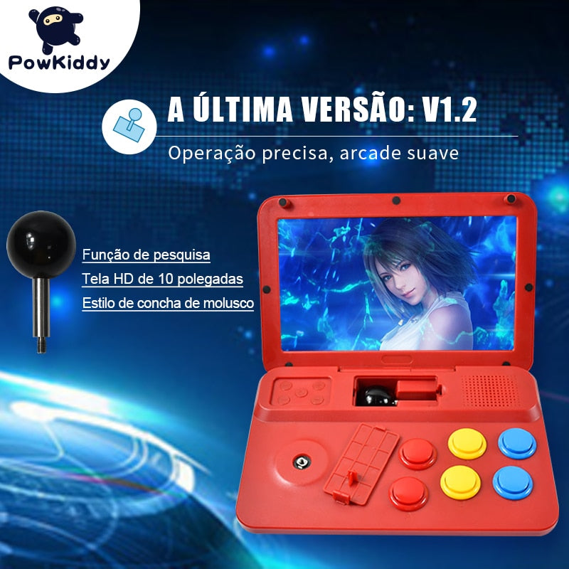POWKIDDY A13 Mini Arcade Tela Retr til De 10 Polegadas 3200 Jogos powkiddy-a13-mini-arcade-tela-retr-til-de-10-polegadas-3200-jogos
