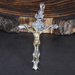 Crucifixo de Prata 925 Pingente 9.7cm