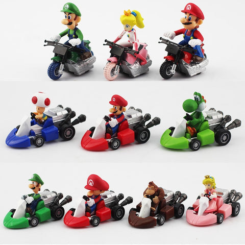 Boneco Mario Bros Kart Conjunto