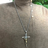Crucifixo de Prata 925 Pingente 
