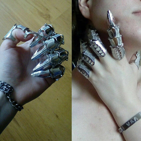 Estilo Gótico Garras de Metal