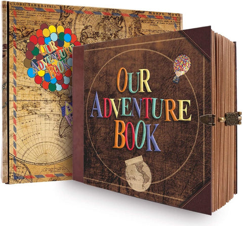 Álbum Scrapbook De Aventuras Capa Dura 146 Páginas
