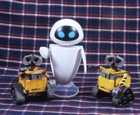 Robô Wall-E e EVE Pixar Disney Miniatura Boneco